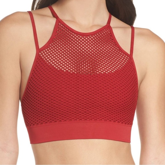 Alala Other - Alala Essential Seamless mesh high cut sports bra
